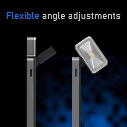 LED Rechargeable Clip-On Book Light 3 Colors 5 Brightness Bed Reading Night Light Eye-Protection Bookmark Lamp Mini Book Lamp