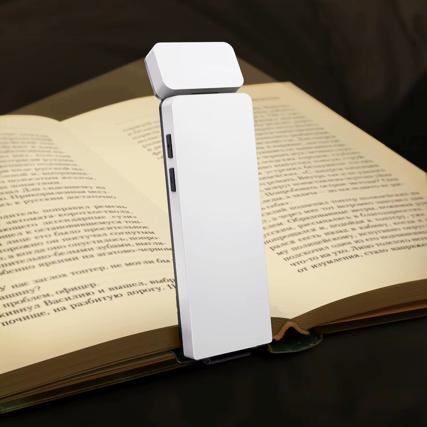 LED Rechargeable Clip-On Book Light 3 Colors 5 Brightness Bed Reading Night Light Eye-Protection Bookmark Lamp Mini Book Lamp